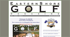 Desktop Screenshot of easternshoregolf.net